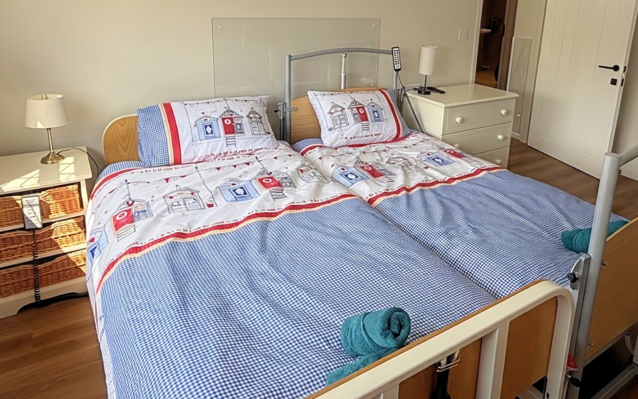 Adjustable profiling beds in the accessible bedroom