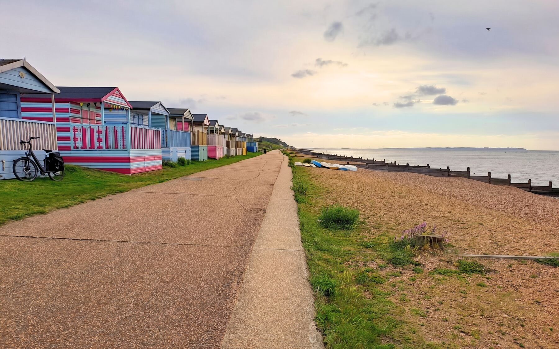 Tankerton promenade and Whitstable seafront