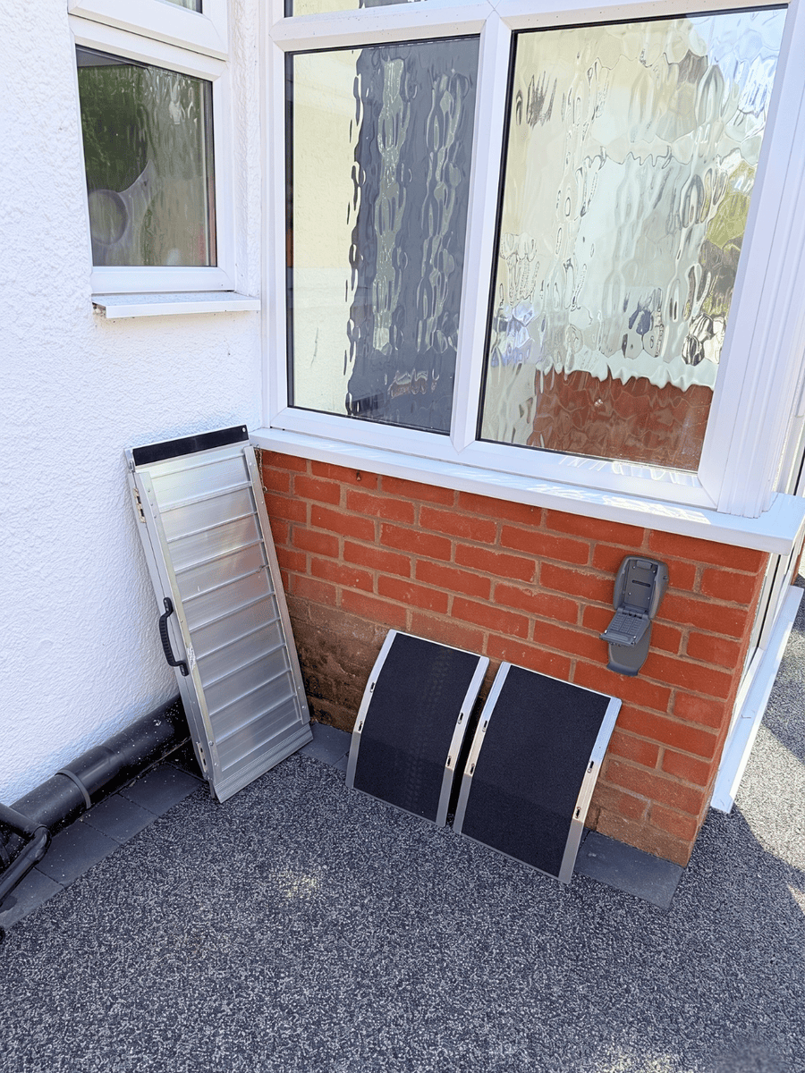 Exterior threshold ramp